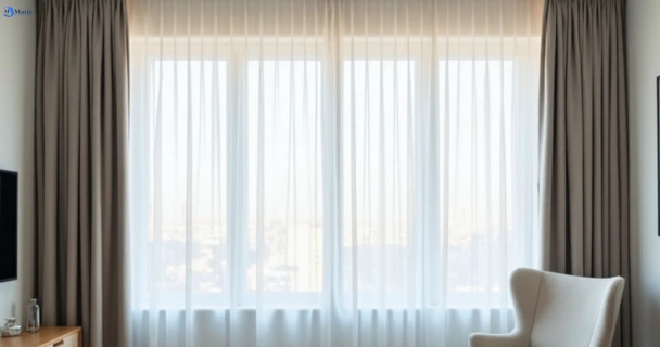 Restored vibrant drapes in eight-mile-plains QLD after Matty Curtain Cleaning